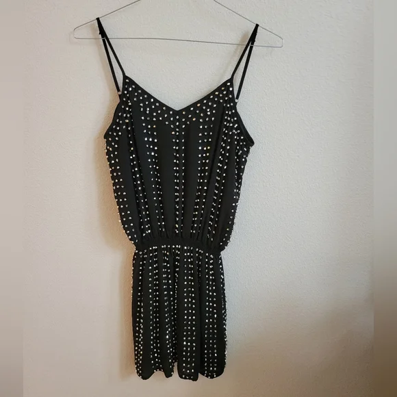 Dresses | Black Studded Beaded Dress Ladies Size Medium | Poshmark Dresses | Black Studded Beaded Dress Ladies Size Medium | Poshmark